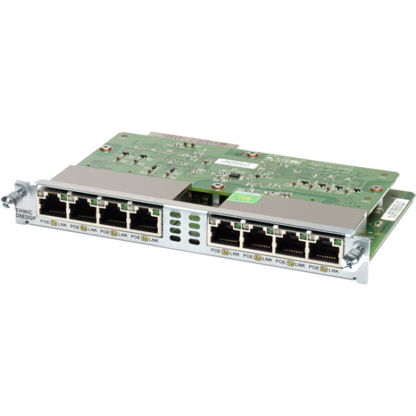 Cisco 8 port 10/100/1000 Enhanced High-Speed WAN Interface Gigabit Ethernet Switch