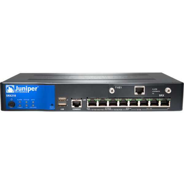 Juniper SRX210 Services Gateway Power Over Ethernet